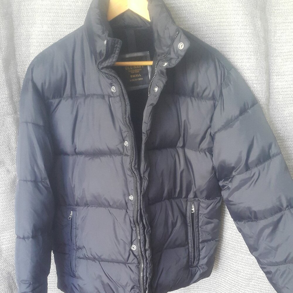 Old Navy Puffer Jacket Small Black